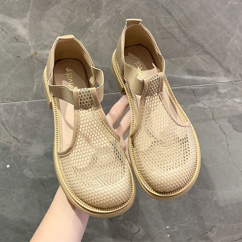 Breezy Mesh Mary Janes – Summer Elegance