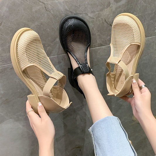 Breezy Mesh Mary Janes – Summer Elegance