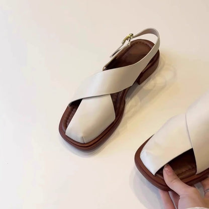 Roman Sandals With Buckle